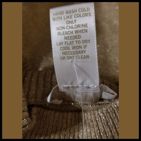 Cache*Gold Metallic Sweater - Picture 8 of 8